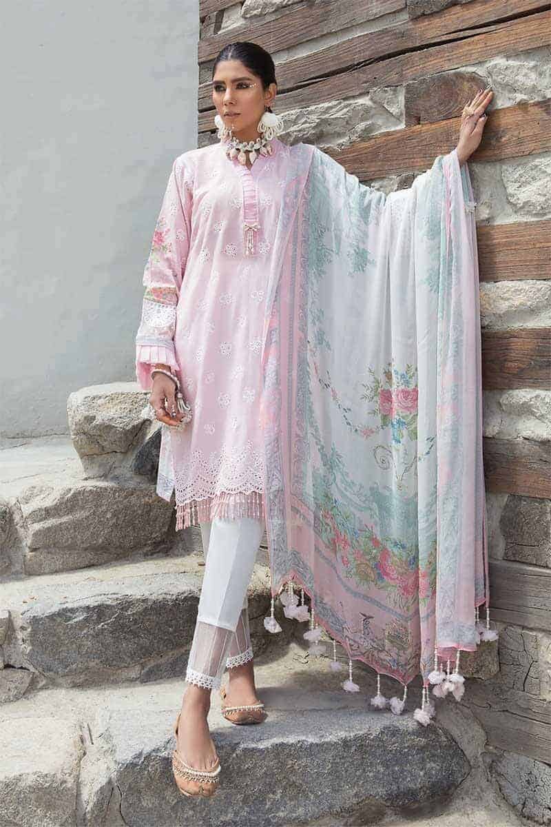 Zaira Arkandi Suit Material, Stitch Type : Unstitched, Color : White at  Best Price in Jaipur