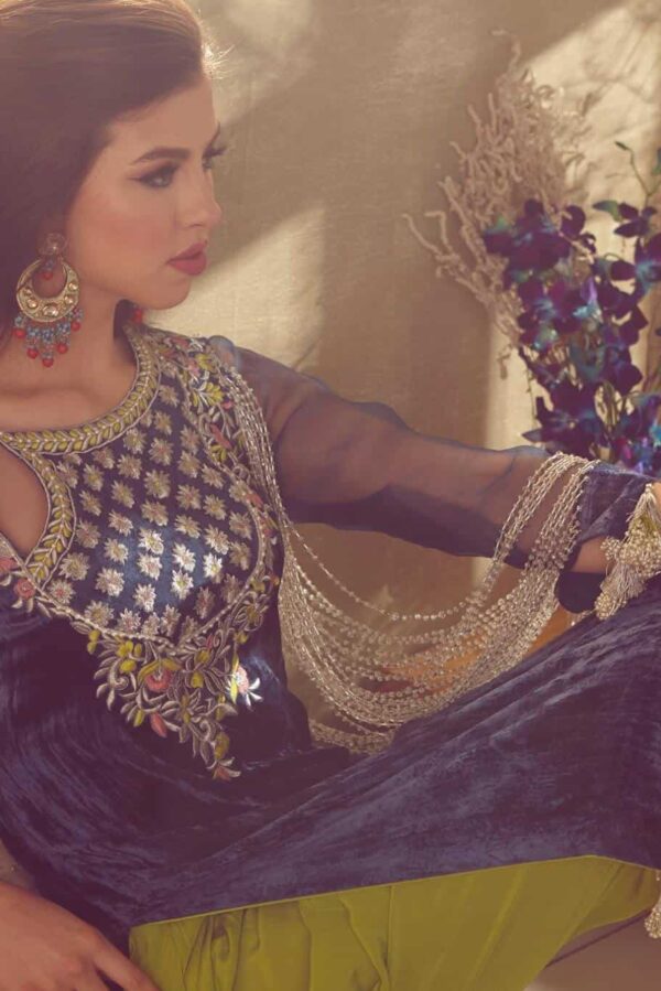 Zara Hayaat Festive Collection  - PERIWINKLE 20 W2 - RESTOCKED