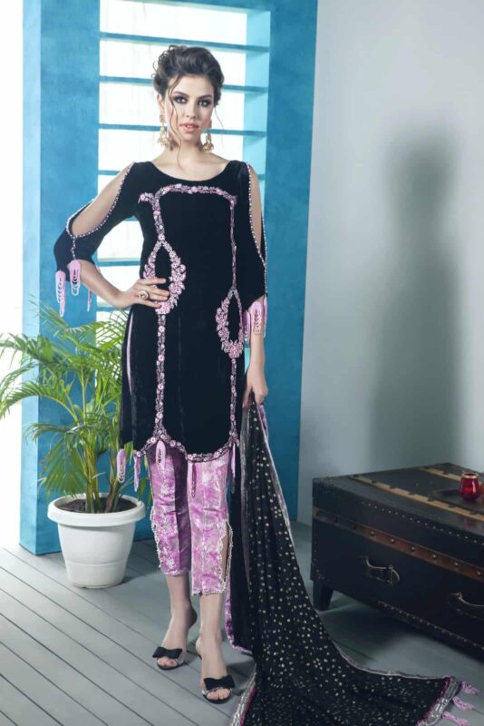 Zara Hayaat Festive Collection  - EBONY 20 W8   (SS-5187)