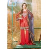 Zara hayaat festive collection - crimson 20 w5 (ss-5119)