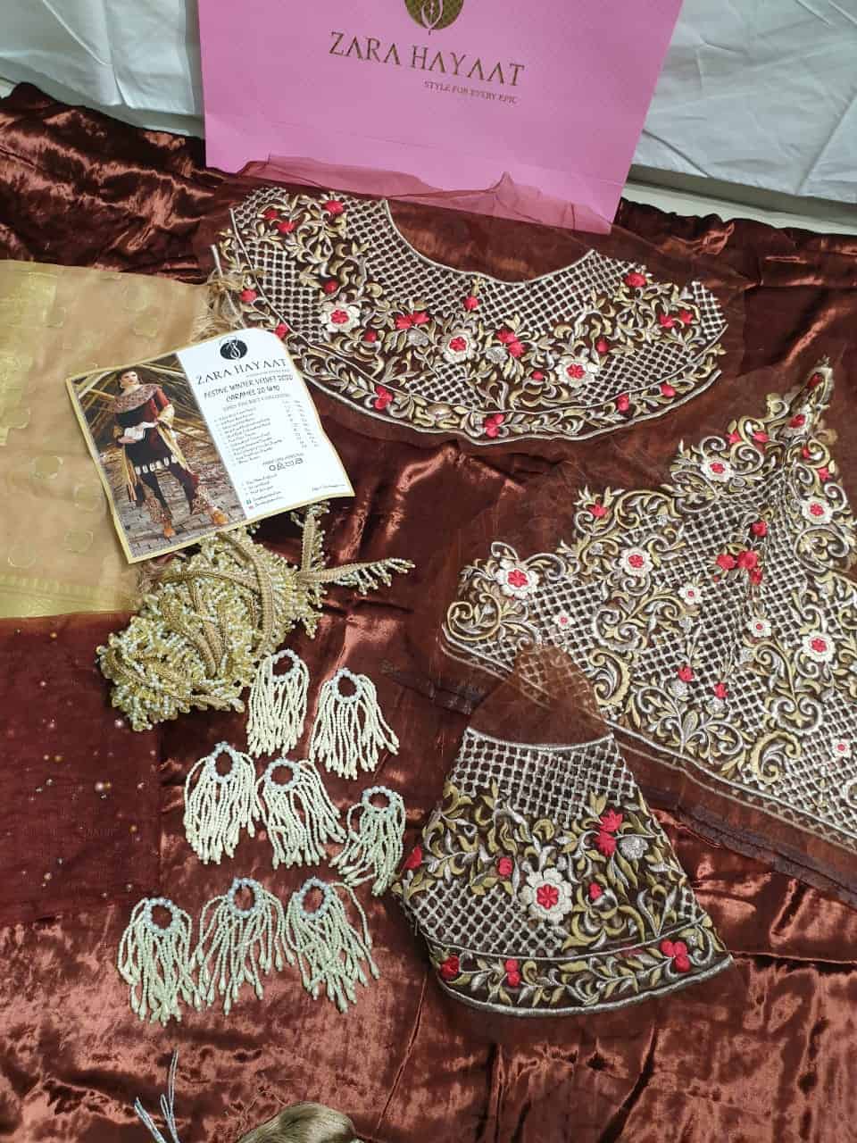 Zara hayaat festive collection - caramel 20 w10