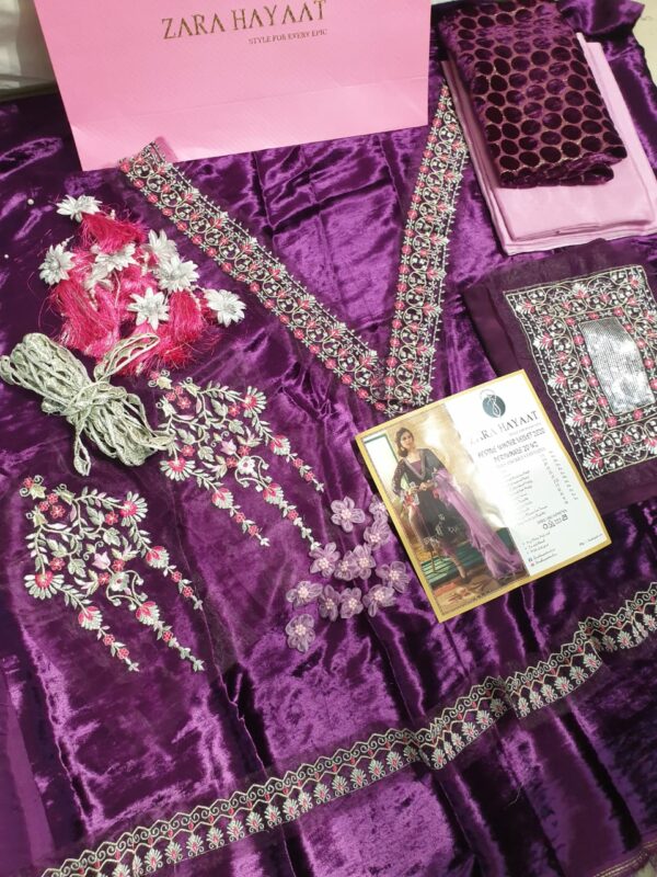 Zara Hayaat Festive Collection  - PERIWINKLE 20 W2 -