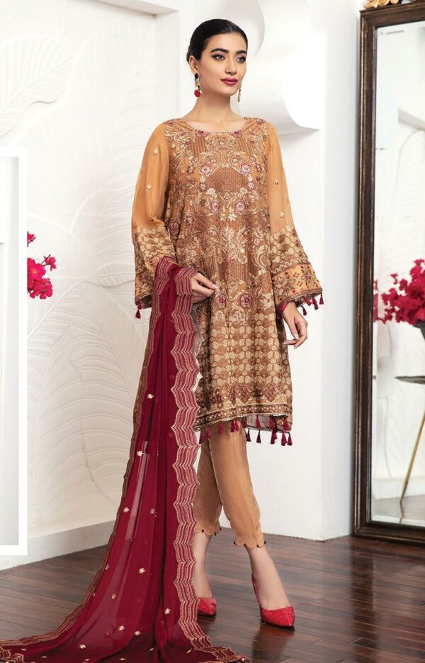 Alizeh Embroidered Chiffon  Vol 6 -  D-01 (SS-521)