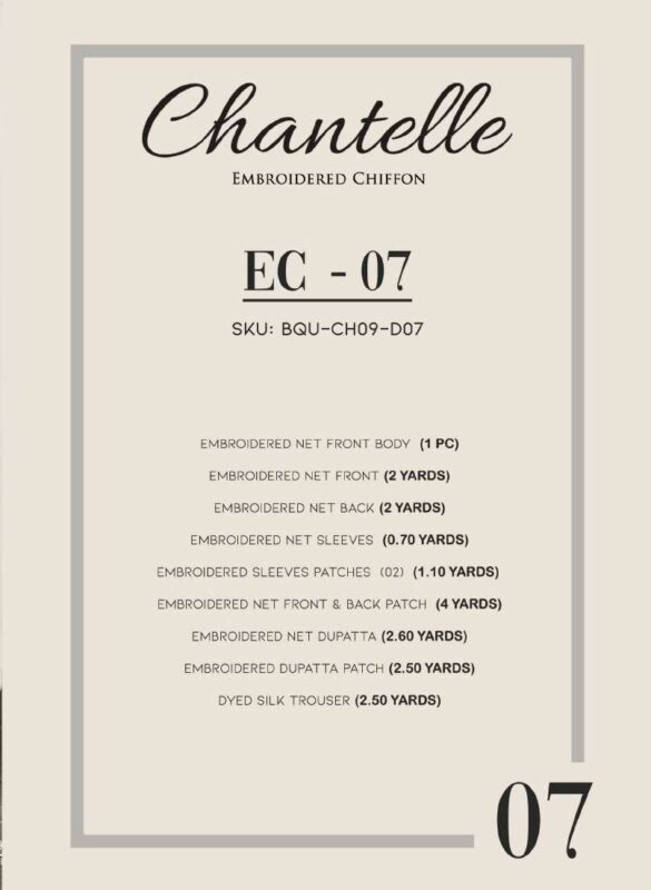 Baroque Chantelle 2022 – EC-07