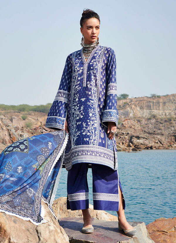 Printkari Embroidered Lawn by Image 2022 | Afsaneh