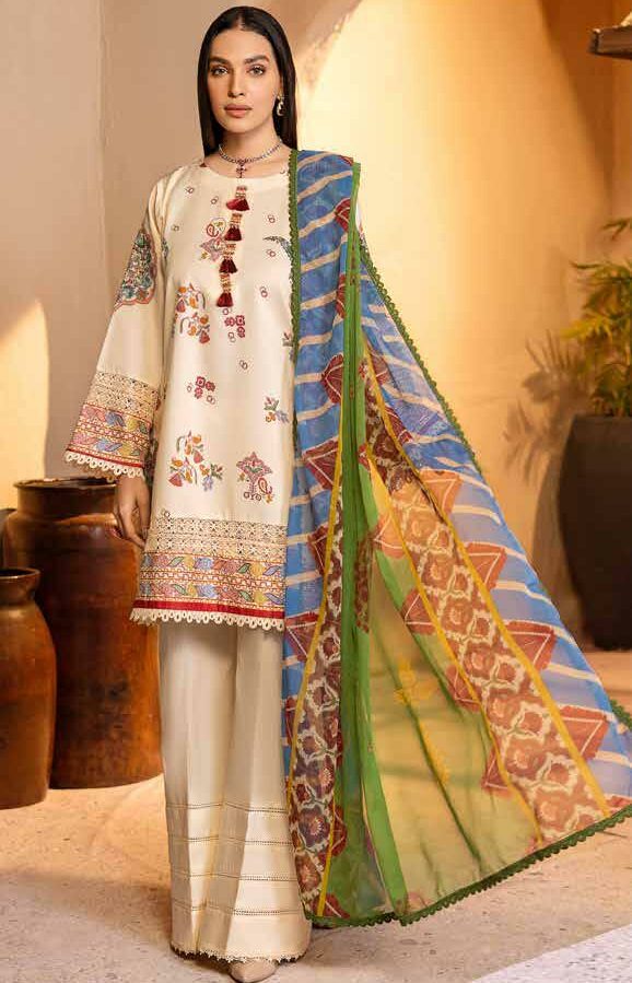 Ittehad Summer Lawn Embroidered 2022 | LF- EB1 2204