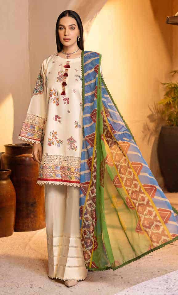 Ittehad Summer Lawn Embroidered 2022 | LF- EB1 2204