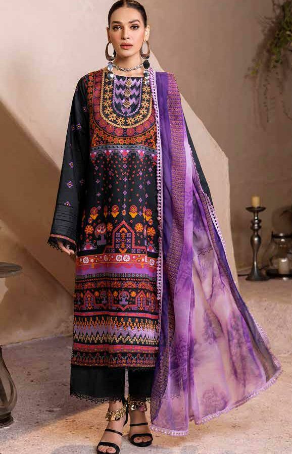 Ittehad Summer Lawn Embroidered 2022 | LF- EB1 2206