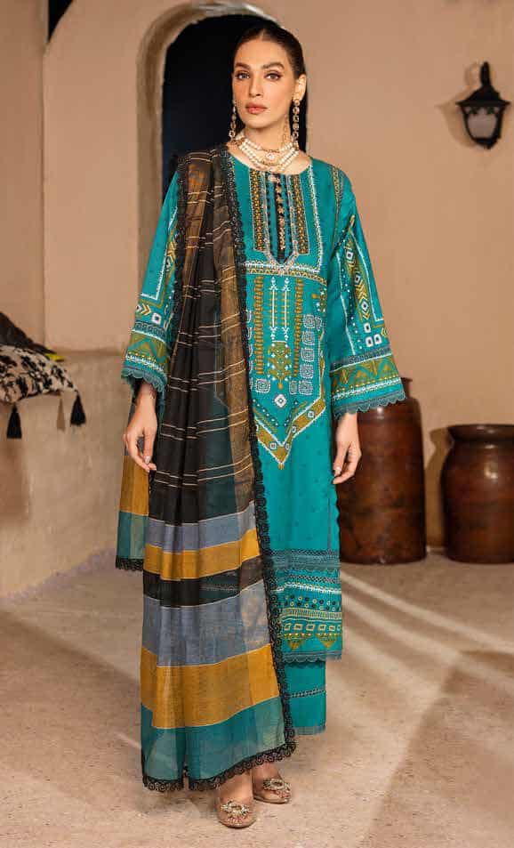 Ittehad Summer Lawn Embroidered 2022 | LF- EB1 2208