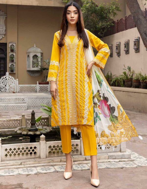Charizma Embroidered Lawn Chapter 1 2022 | CEL-02