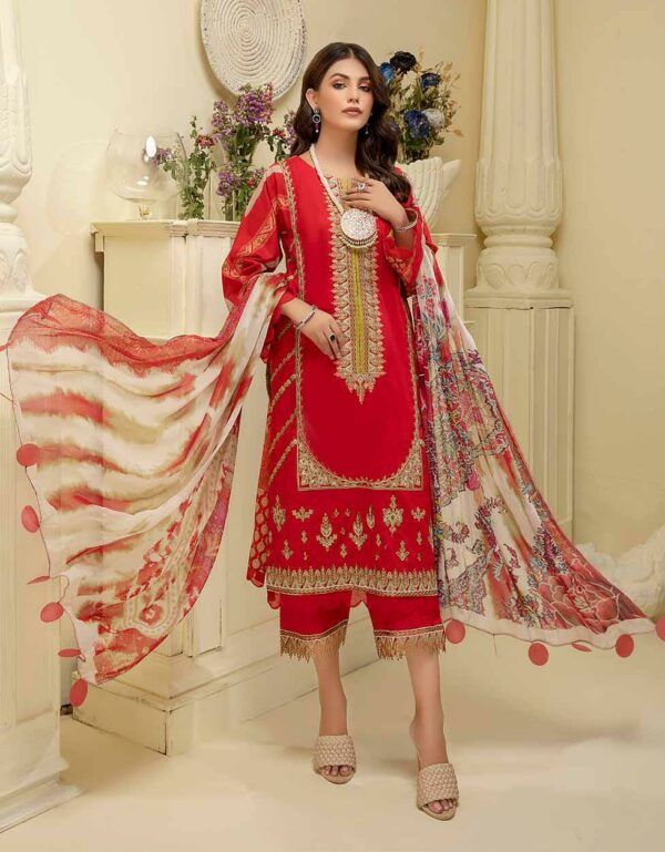 Charizma Embroidered Lawn Chapter 1 2022 | CEL-05