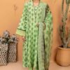 green color cotton salwar kameez