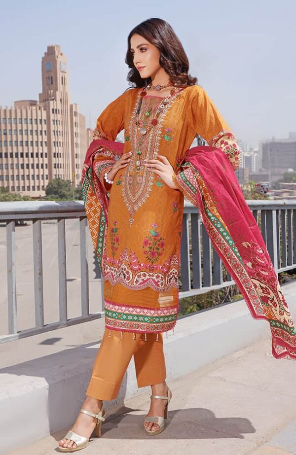 Rung Digital Embroidered Lawn'22 by Alzohaib - RDEL-22-02 | (SS-2126) | |