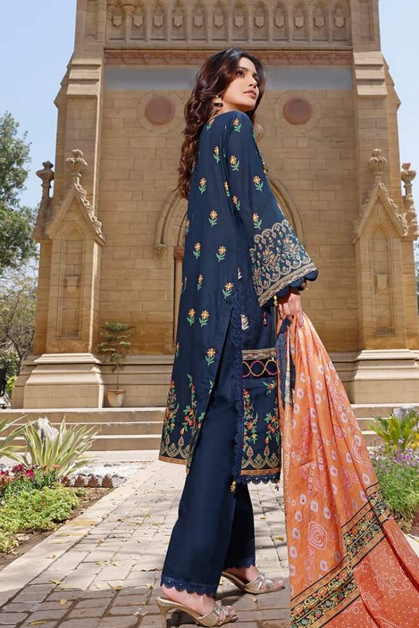 Rung Digital Embroidered Lawn'22 by Alzohaib - RDEL-22-05