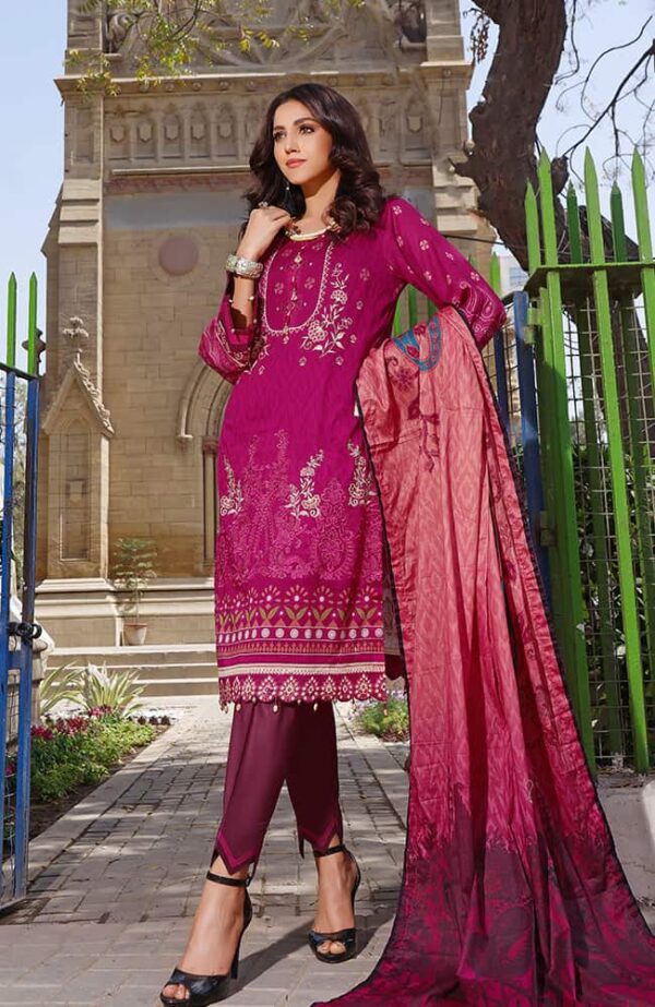 Rung Digital Embroidered Lawn’22 by Alzohaib – RDEL-22-07 | Back on Demand
