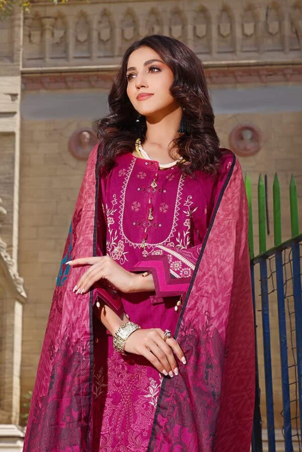 Rung Digital Embroidered Lawn’22 by Alzohaib – RDEL-22-07 | Back on Demand