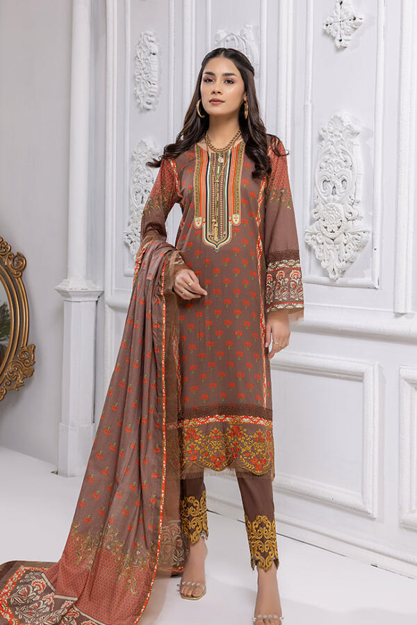 Mahnoor Embroidered Lawn by Al Zohaib | MEC-22-13