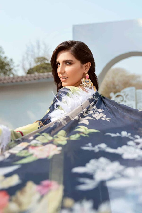 Emaan Adeel Vogue Festive Lawn 2022 | 05. LIME CHARM