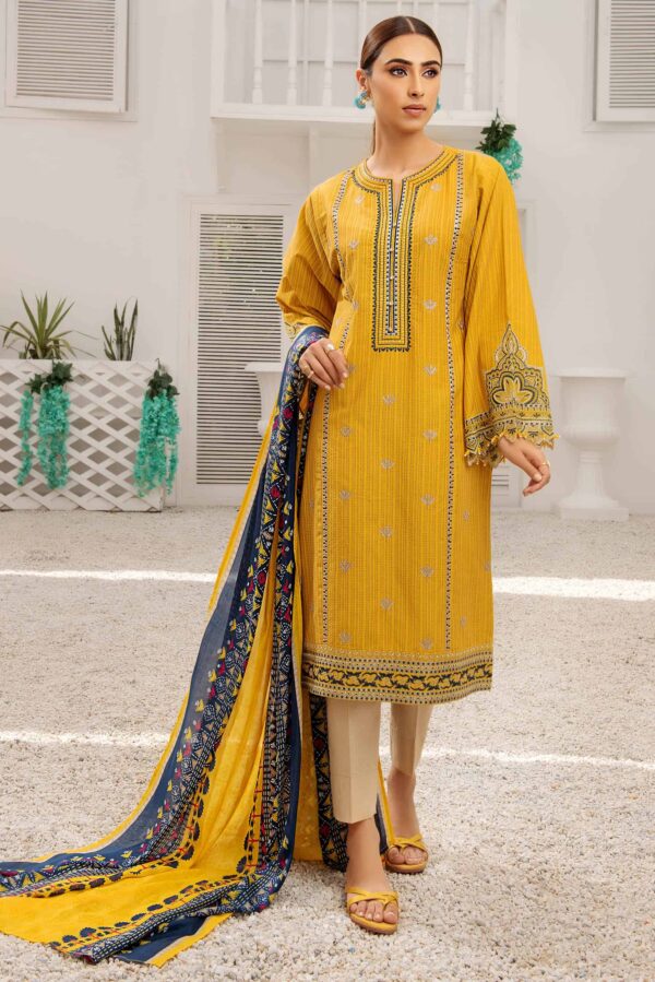 Limelight Summer Embroidered Lawn’22 | U1628SU-2Pc-YLW (SS-2214)