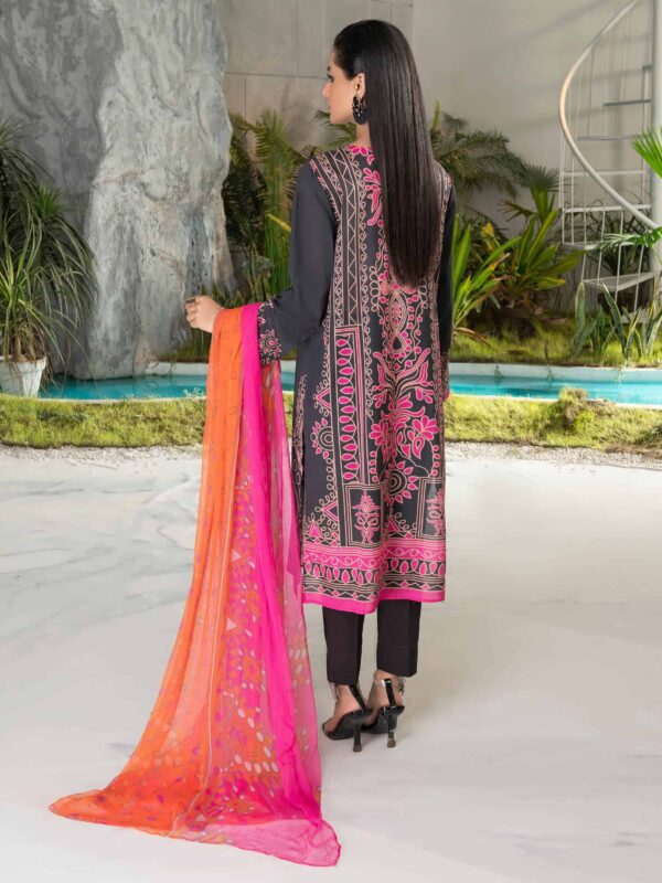 Limelight Summer Embroidered Lawn'22 | U1754SU-3Pc-BLK