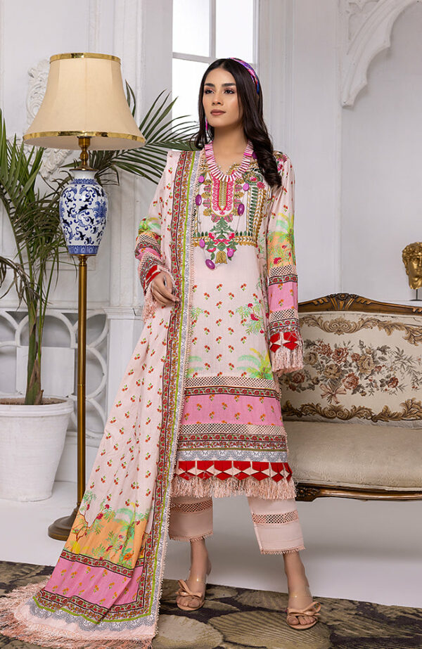 Mahnoor Embroidered Lawn by Al Zohaib | MEC-22-06 | (SS-1966)