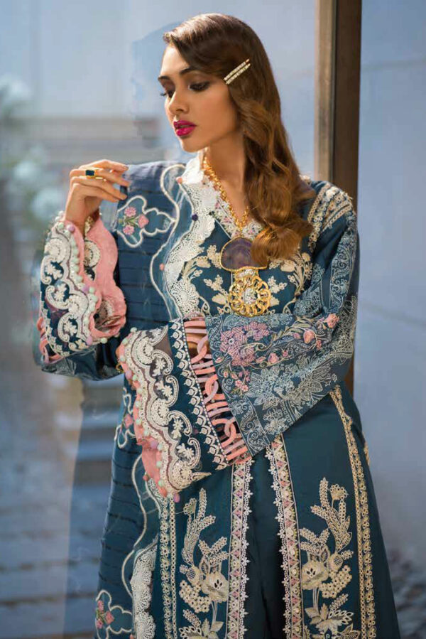 Alif by Ajr Couture Luxury Lawn`22 | D# 03 (Camilla) | Back on Demand