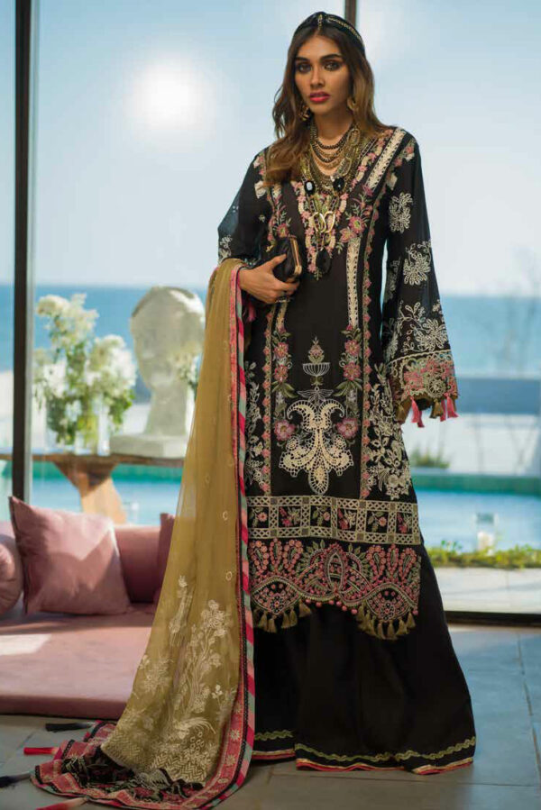 Alif by Ajr Couture Luxury Lawn`22 | D# 09 (Octavia) | Back on Demand
