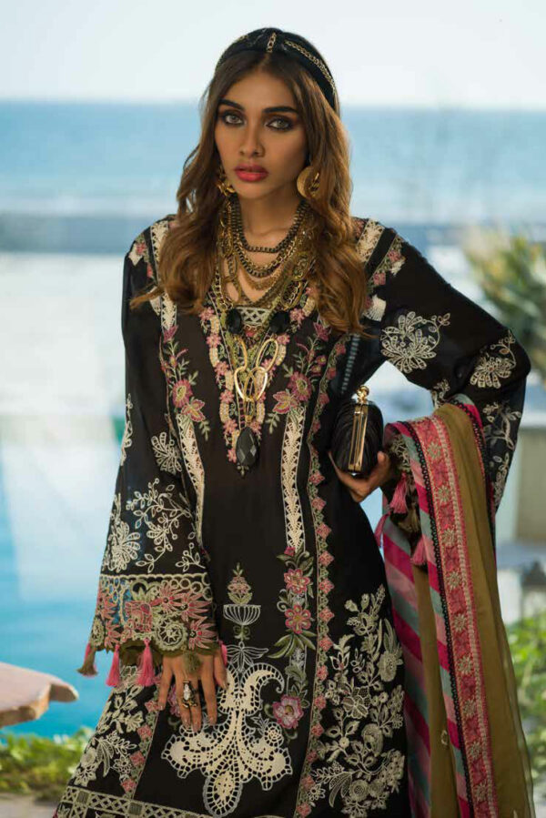 Alif by Ajr Couture Luxury Lawn`22 | D# 09 (Octavia) | Back on Demand