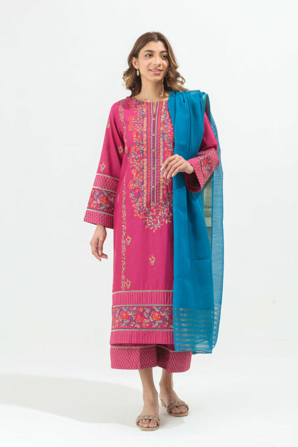 Beechtree Eid Lawn Collection 2022 | Fuchsia Affair-Embroidered-3P