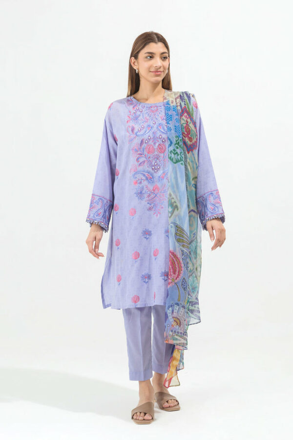 Beechtree Eid Lawn Collection 2022 | Elegant Gleam-Embroidered-3P (SS-1965)