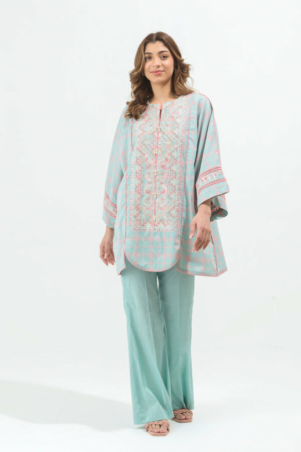 Beechtree Eid Lawn Collection 2022 | Icy Blush-Embroidered-1P | Back on Demand