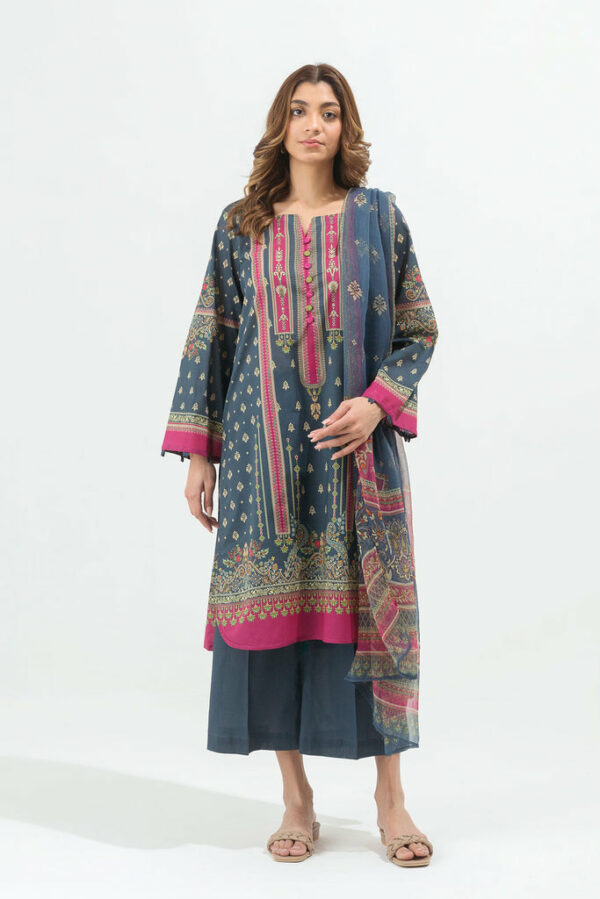 Beechtree Eid Lawn Collection 2022 | Cosmic Navy-Printed-3P