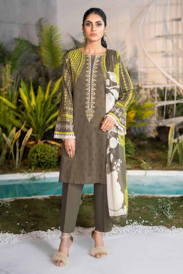 Limelight Summer Embroidered Lawn'22 | U1835SU-3Pc-SGR