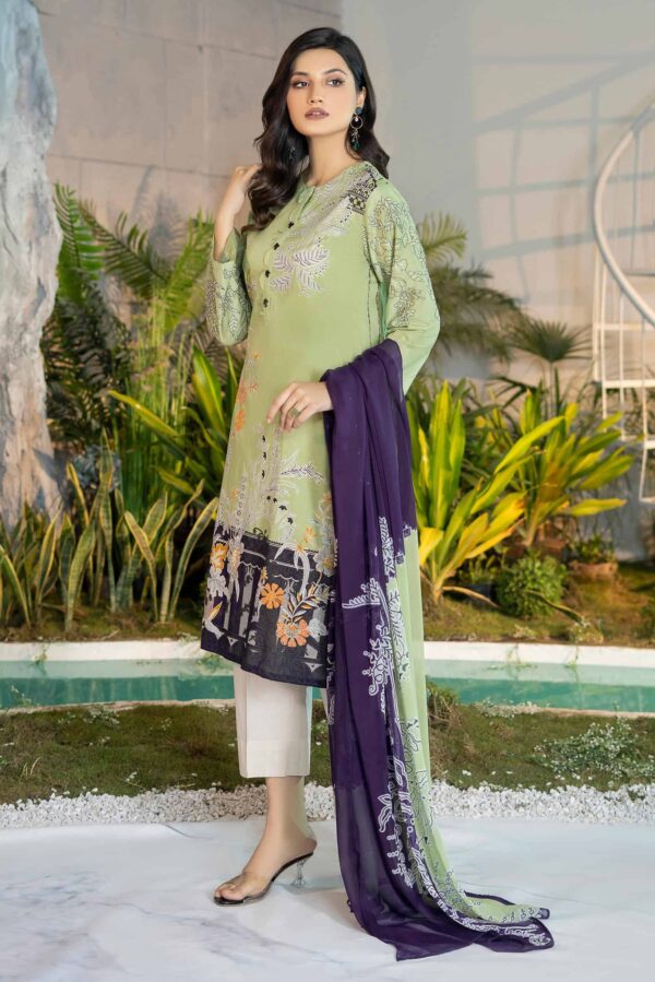 Limelight Summer Embroidered Lawn’22 | U1267SU-2Pc-GRN