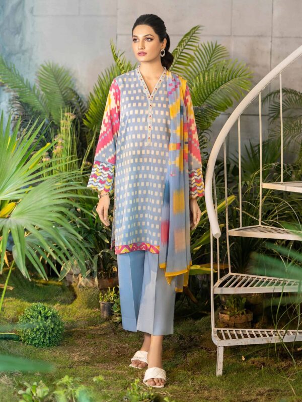 Limelight Summer Embroidered Lawn’22 | U1613SU-2Pc-SBL