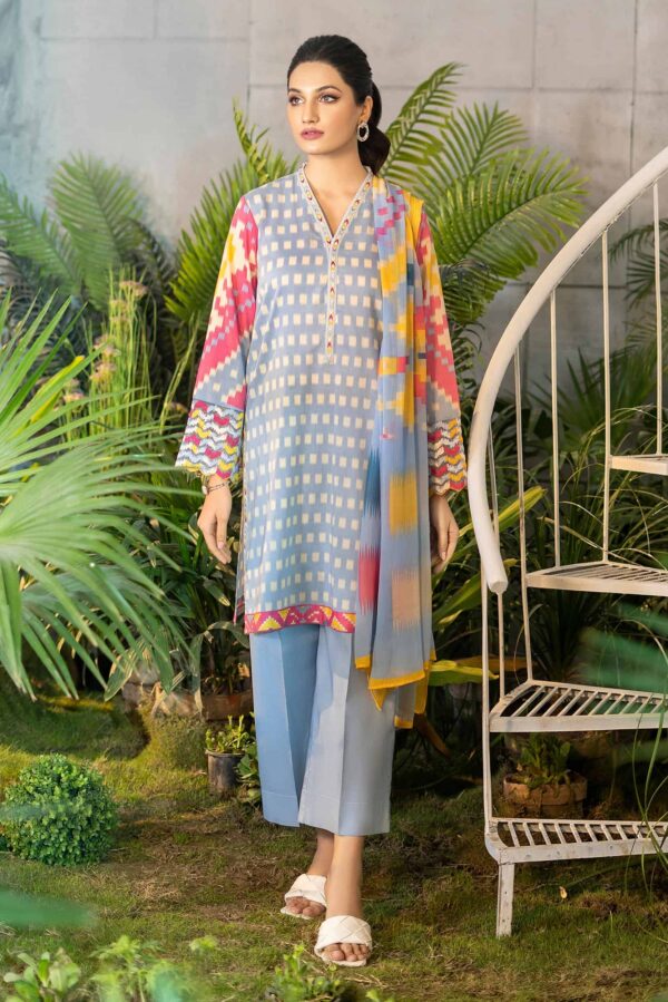 Limelight Summer Embroidered Lawn’22 | U1613SU-2Pc-SBL
