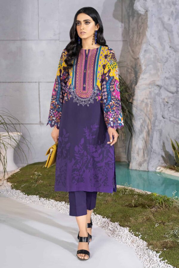 Limelight Summer Embroidered Lawn’22 | U1728SU-2Pc-PRP (SS-2294)