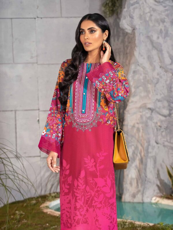Limelight Summer Embroidered Lawn'22 | U1728SU-2Pc-PNK