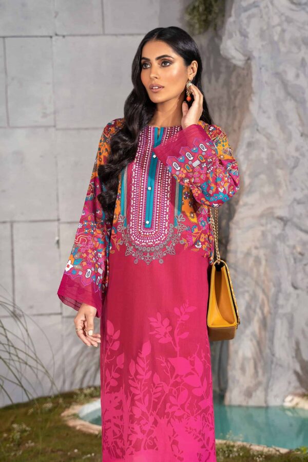 Limelight Summer Embroidered Lawn’22 | U1728SU-2Pc-PNK