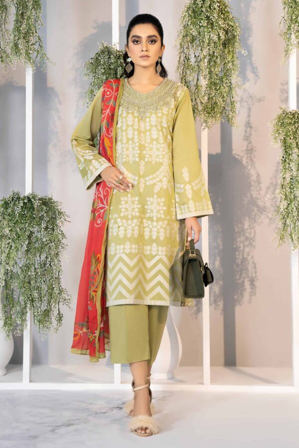 Limelight Summer Embroidered Lawn'22 | U1328SU-2Pc-MNT
