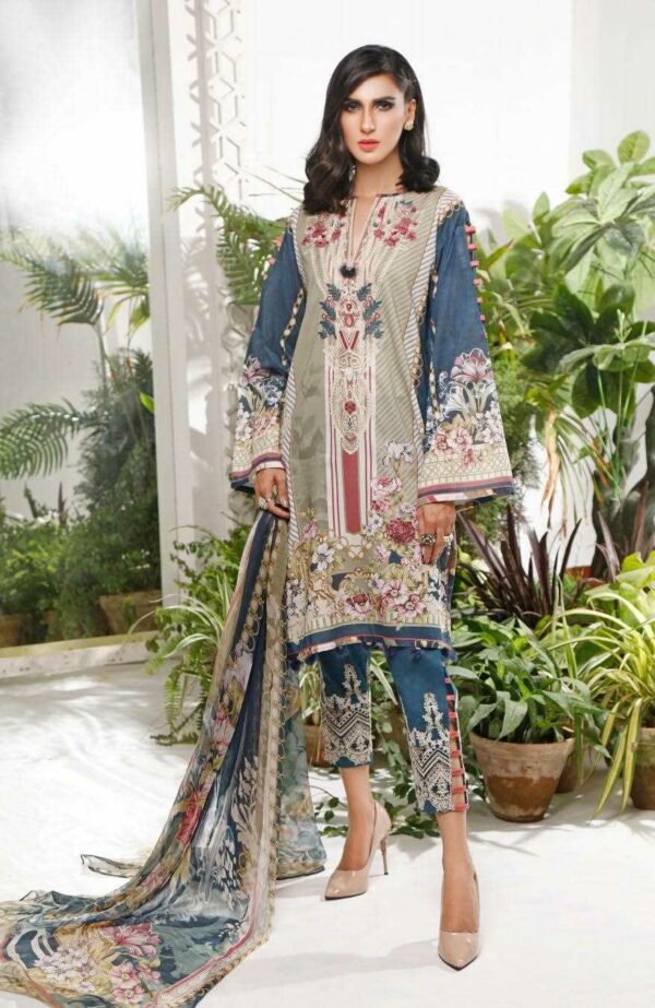 Jade Firdous Ombre Embroidered Exclusive Lawn 2022 | OC-19528