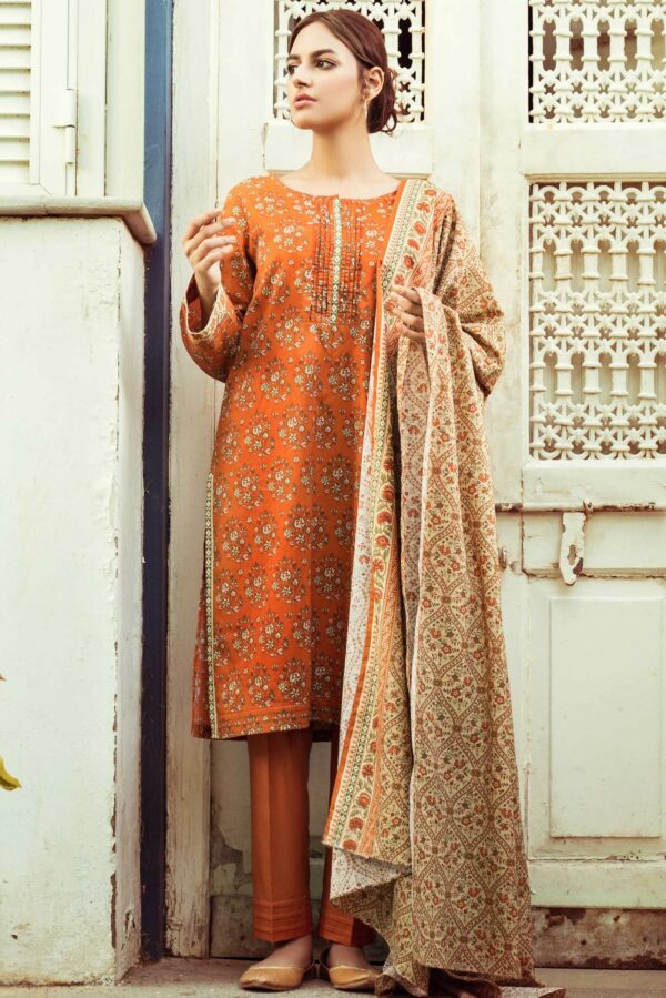 Unstitched 3 Piece Printed Cambric Suit (SS-1940)