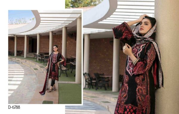 Amna Sohail Naazli Embroidered Lawn by Tawakkal | D-6788 (SS-2055)