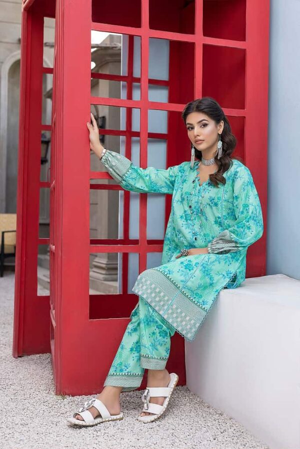 2 Pc Unstitched Printed Lawn by Charizma | CPN22-07