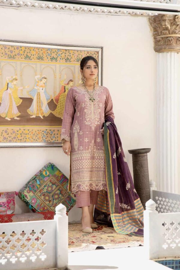 Rujhan Lawn Badi Eid Embroidered Collection | MKT-010