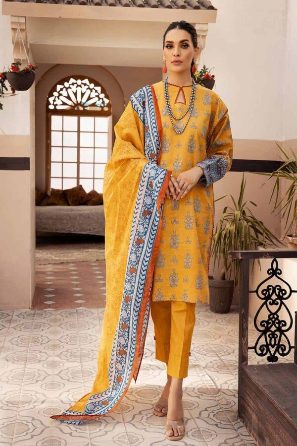 Gul Ahmed Florence Lawn 2022 | CL-22238 B