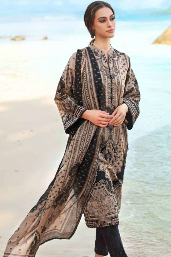 Gul Ahmed Ambrosia Black & White Collection 2022 | BT-22005