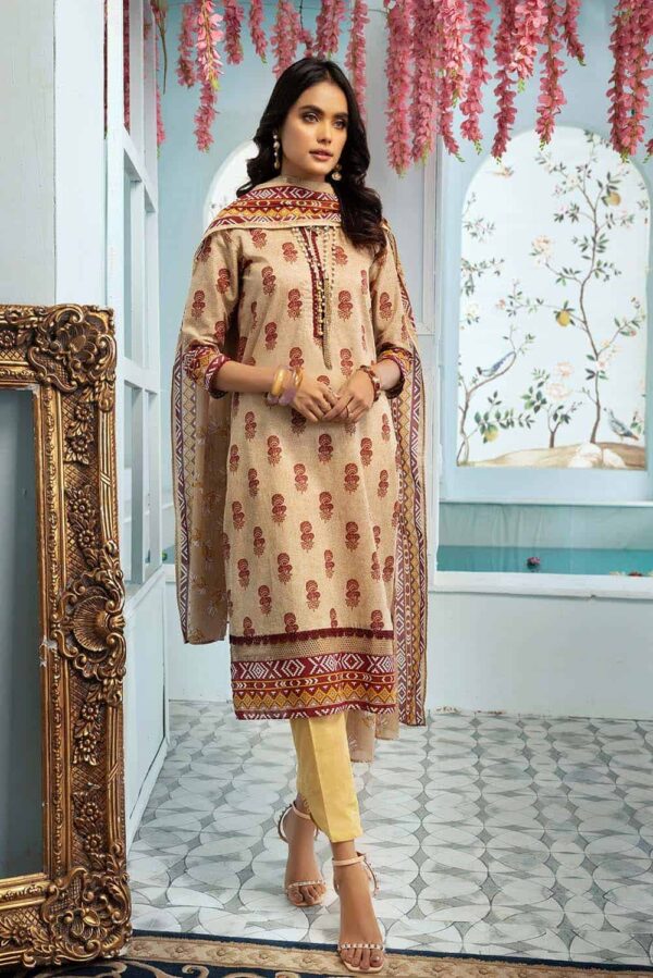 Gul Ahmed Florence Lawn 2022 | CL-22235 A