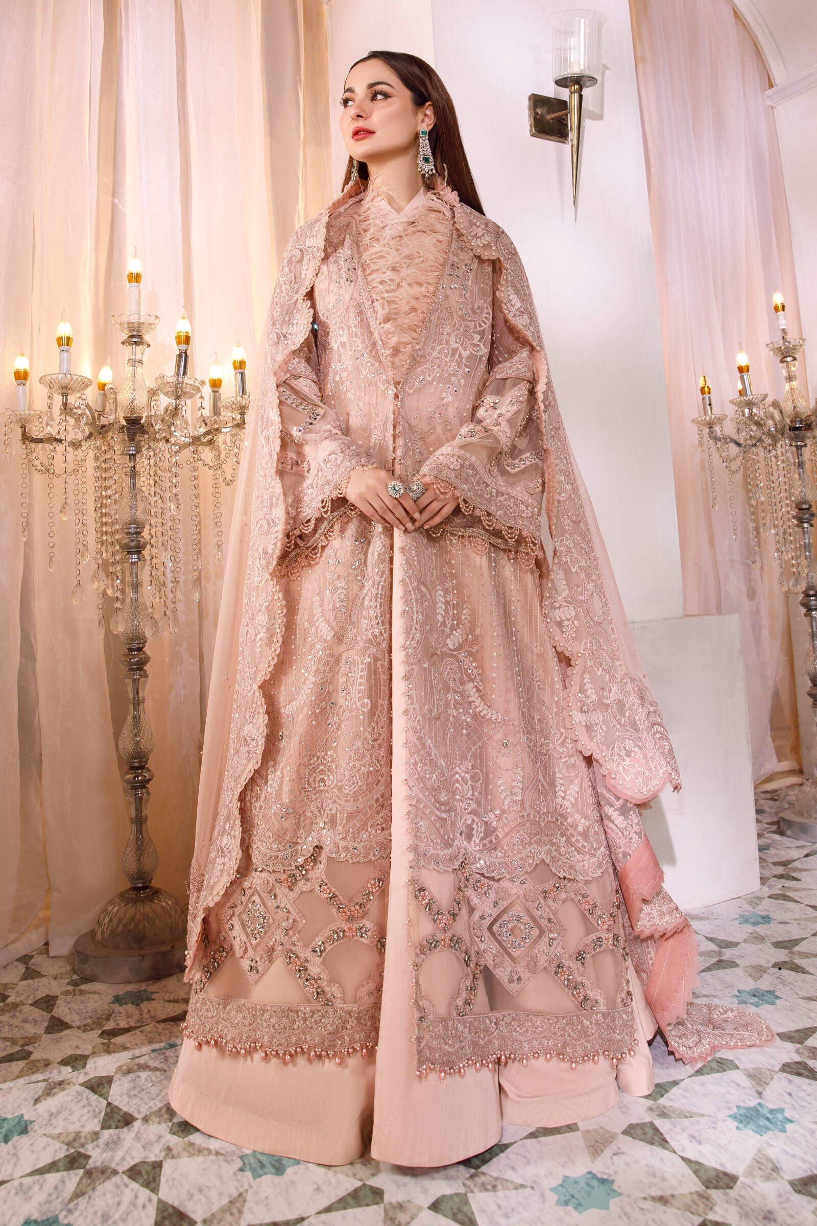 MARIA.B. Mbroidered Wedding Edition '23 | Ash Pink (BD-2505)