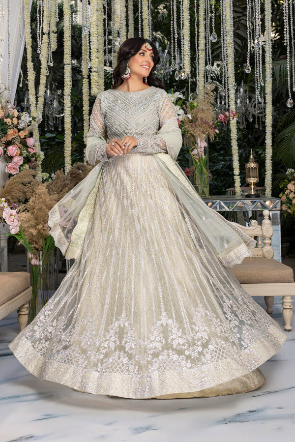 White Color Bridal Dress by Azure | Wedding Dress | Afsana